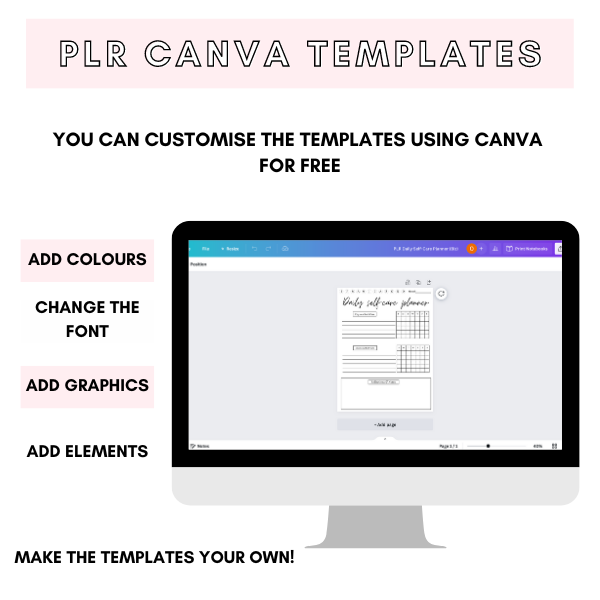 The Ultimate Digital Planner Canva Templates for Business Owners Bundle