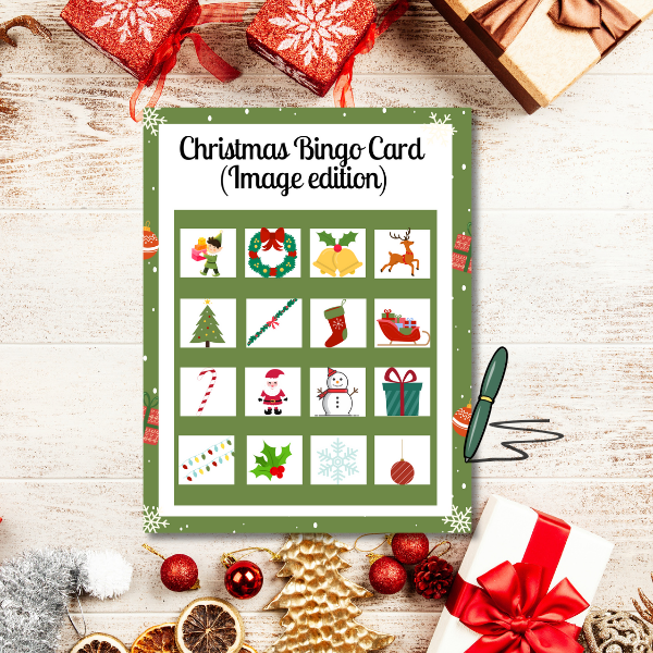 PLR Canva Christmas Bingo Game Pack